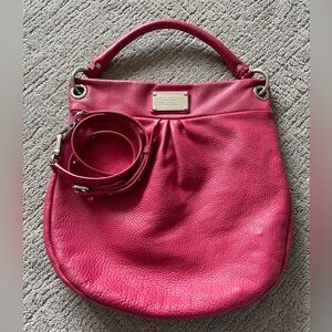 Marc by Marc Jacobs Medium Classic Q Hillier Leather Hobo Handbag